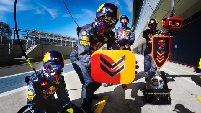 GoPro Ace media red bull racing